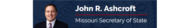 John R. Ashcroft Missouri Secretary of State image